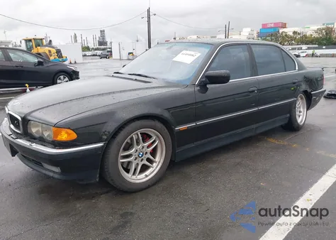 2000 BMW 740Il z USA, uszkodzony, nr VIN WBAGH8345YDP11120